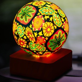 Floral Night Light,7 Colors Flower Lamp with Wooden Base,Vintage Lamp for Bedroom Room Decor,Birthdays Chrismas Gifts for Sister Mom Women Kids Boys Girls Teens (Flower)