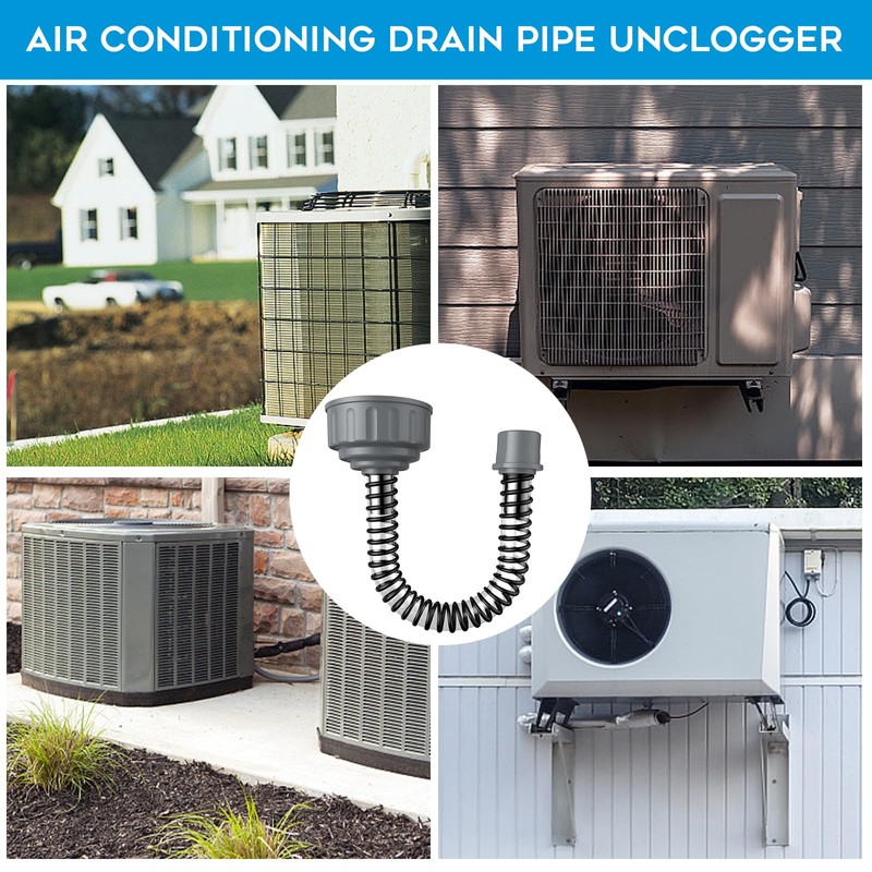 AC Drain Line Cleaner；HVAC to 1-inch & 3/4-inch PVC AC