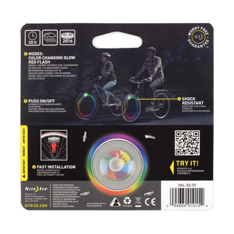 Nite Ize Spokelit LED Bike Light - Disco