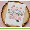 Lawn Fawn Swan Soiree 4”x6” Clear Stamp Set and Coordinating