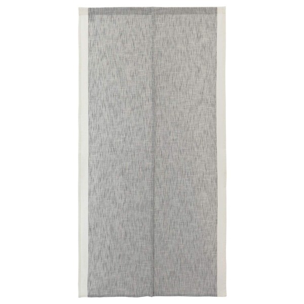 Sunny day fabric Noren Slub Line 85cm Wide x 170cm Length Grey 100% Cotton Sideline Two Tone