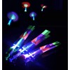 American WIT Cool LED Light Up Helicopters (Multicolored) Slingshot Style