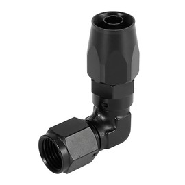 X AUTOHAUX AN6 90 Degree Swivel Coupler Fuel Line Car Fuel Oil Hose End Fitting