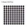 PATIKIL Pool Table Marker Dots, 1 Sheet/100Pcs Billiard Snooker Point
