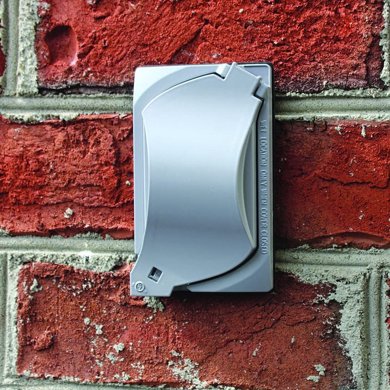 Sigma Engineered Solutions 14147 1-Gang Universal Weatherproof Cover, Gray