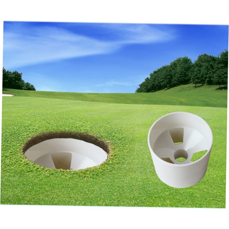 Abaodam Golf Putting Cup Durable Plastic Hole Cup for Backyard