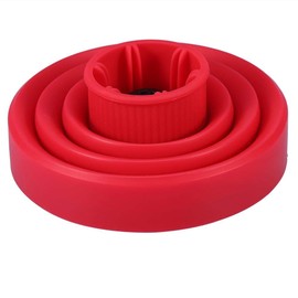 Universal Plegable Secador de Pelo Cabello Difusor Difusor de Cubierta Herramienta de Peluquería Rizado Casing Salon Hogar Peluquería Herramienta de Soplado(Rojo)