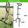 OJP 2 Pcs Ground Bow Holder, Rustproof Hunting Compound Bow