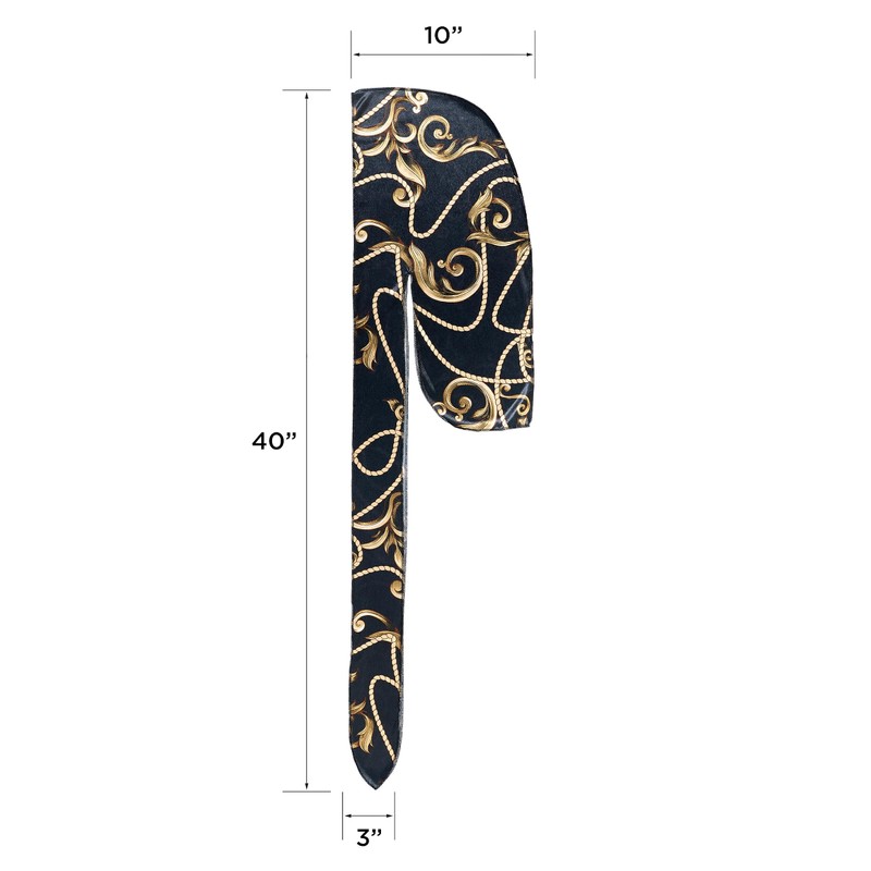 KISS COLORS & CARE Luxe Power Wave Silky Satin Durag,