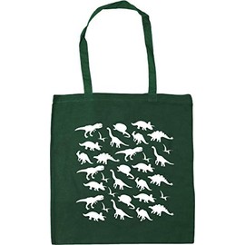 Hippowarehouse Dinosaur pattern Tote Shopping Gym Beach Bag 42cm x38cm, 10 litres