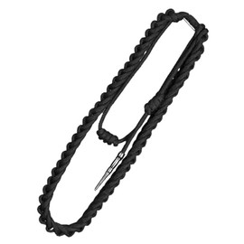 Double Strand One Color Shoulder Cord with Nickel Tip (Black)