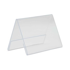 SECURIT - Acrylic Stand - A7 Format - For Bars, Restaurants, Cafes, Shops - Clear Acrylic