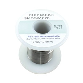 Solder Wire 63/37 estaño/plomo no-clean .020 1/2lb