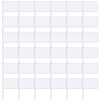 MR.R 36 Pieces Sublimation Blanks Polyester White Small Mini Banner