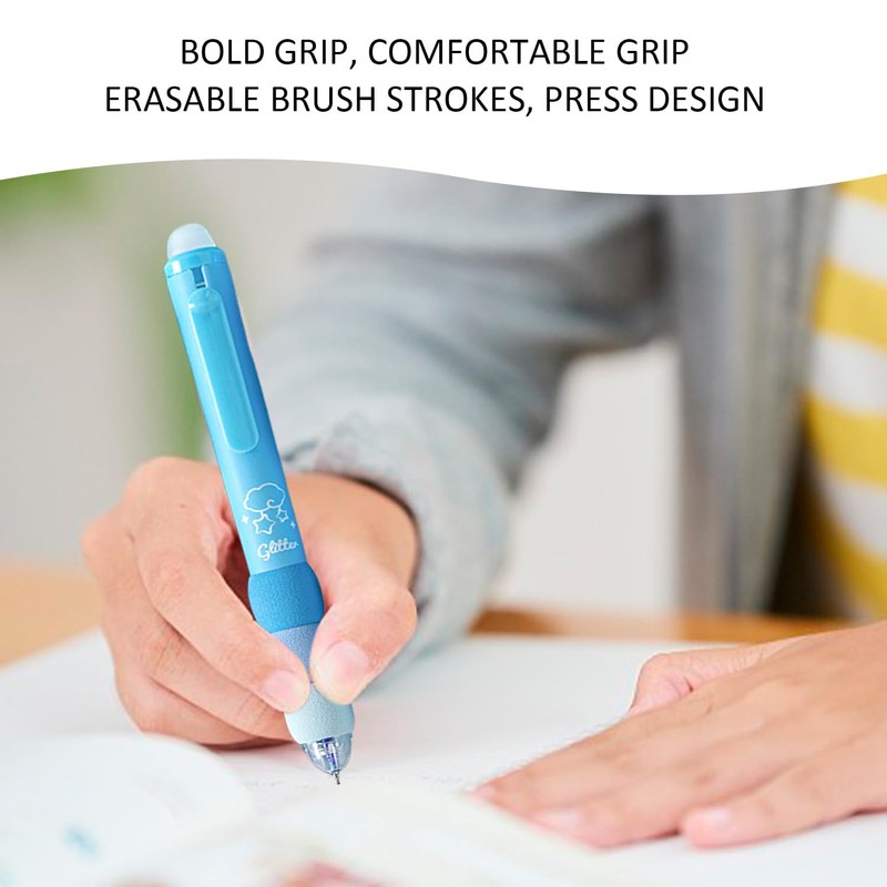 4 Pieces Cartoon Gel Pens and 10 Pieces Black Refills,