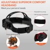 TRQWH Auto Darkening Welding Helmet with Light and Adjustable Sweatband
