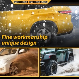 Fender Trim Molding Moulding Rear Driver Left Side Compatible with Toyota Highlander 2020-2023 750880E030, TO1790116