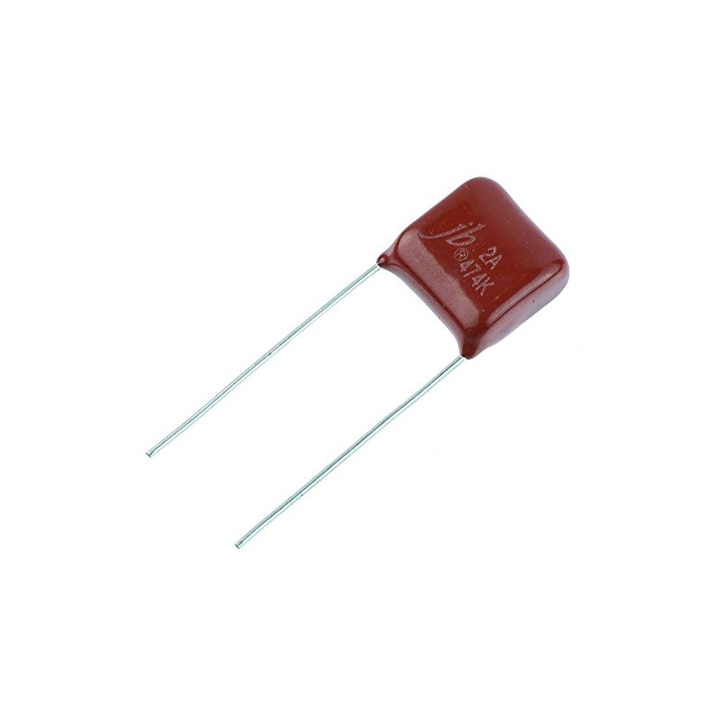 10 x 0.1uF 250V Metallised Polyester Film Capacitor ±10% (Pack