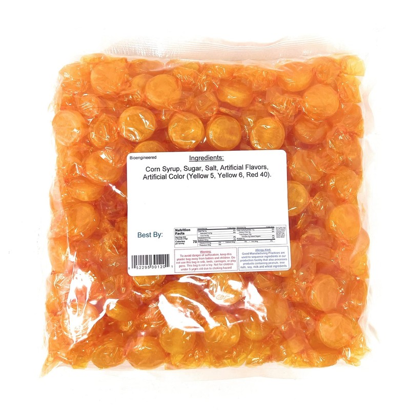 YANKEETRADERS Butterscotch Flavor Hard Candy - 2 Pounds
