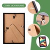 Ireer 24 Pack Comic Book Frame Wall Display Mounted Tabletop