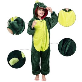 Seawhisper Dinosaur Dragon Costume Children's Jumpsuit Sleep Suit Animal Dino Pyjamas Carnival Costume Fancy Dress Costumes 92 98 104 110 116 122 128