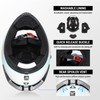 TRIANGLE Motorcycle Helmets Full face Helmet for Adults Men and