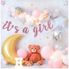 It's A Girl Banner Pink Glitter Baby Girl Baby Shower