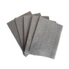 Professional Microfiber Car Mirror Cleaning Cloths, Gray, Lint-Free Detailing Towels