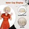 ColorGround Medium Curly Blonde Cosplay Wig for Women the Bride