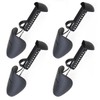 VORCOOL 2 Pairs Shoe Stretcher Adjustable Shoe Stretcher (Black), black