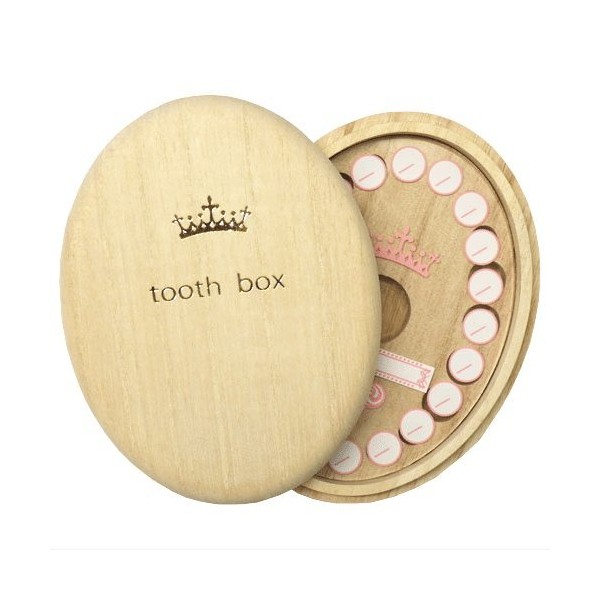 Premium Milk Teeth Case [Made of High Quality Natural Paulownia