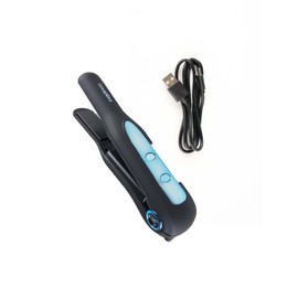 Conceptblue Kabelloses Mini Glätteisen, 50W, 3 Temperaturstufen, 20 cm, mit Aufbewahrungstasche und USB-Kabel