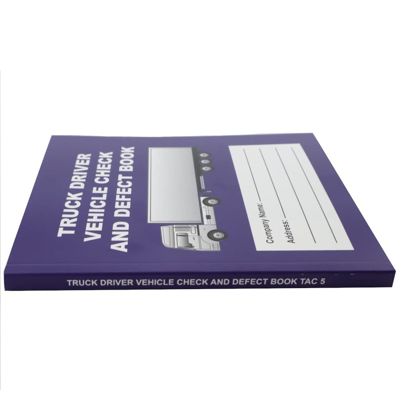 (Pack of 5) Daily Check Driver Defect Book HGV Truck