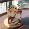 Nawgnail Natural Calacatta Viola Marble Toothbrush Holders for Bathroom, Marble