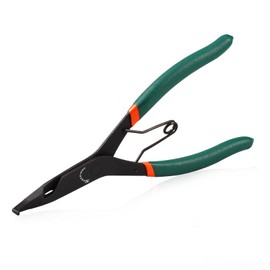 SPEEDWOX 9 inch Angle Tip Lock Ring Pliers for Transmission, Special Circlip Plier with Hole Angle Tip Retaining Ring Pliers Flat Nose Retaining Ring Pliers with Black Oxide Finish Ring Opening