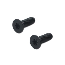 Modengzhe 20 Pcs Auto Bolts Flat Countersunk Head Compatible with Jeep Wrangler TJ CJ7 CJ5 YJ 1976-2006 If Applicable for Car Frame Door Hinge Tailgates Windshield (5/16-18 Black)