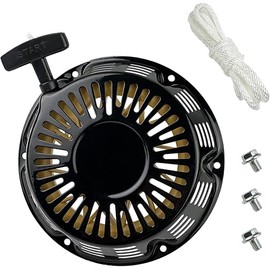 GX390 Recoil Starter Assembly for Honda GX340 GX610 GX620 Champion Ryobi Predator 420cc 439cc 459cc 389cc 11hp 13hp Pull Start 28400-ZE3-W01ZA w/Pull Cord