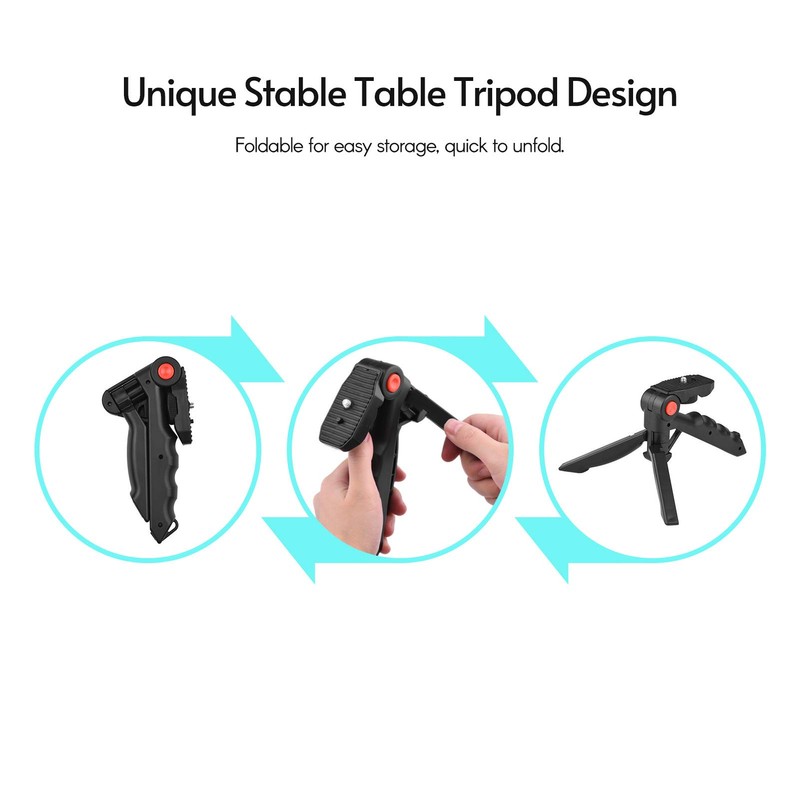 Camnoon Phone Vlog Video Kit with Table Tripod Phone Holder