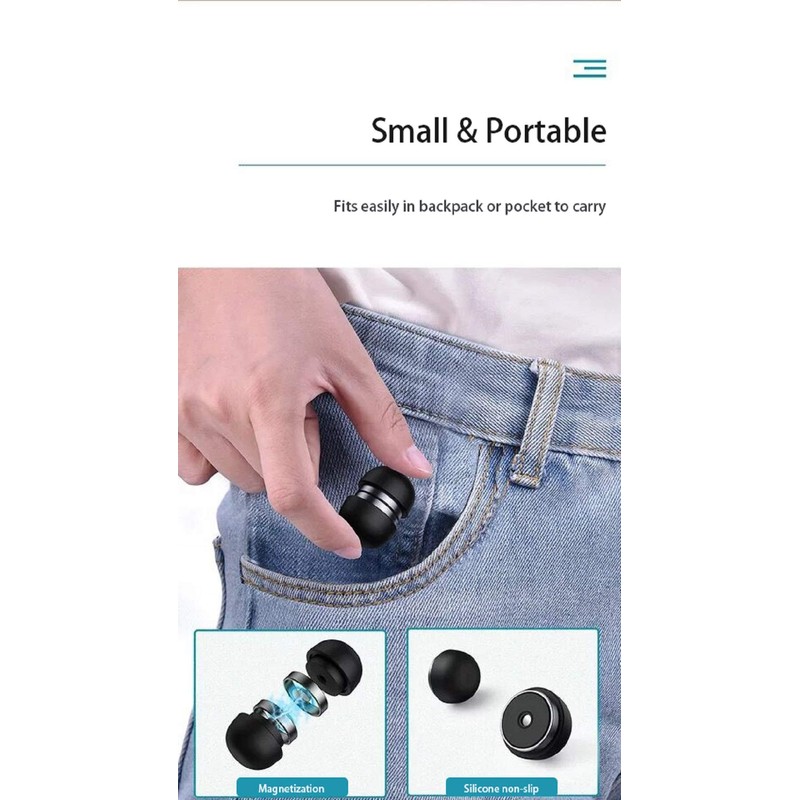 Ergonomic Laptop Cooling Pad - Portable Magnetic Cooler Stand for
