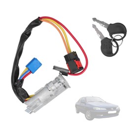 Twowinds Ignition Lock, Ignition Switch Compatible with Peugeot 206 (1998-2010), 406 Facelift (1999-2004), Citroen Xsara Picasso (1999-2005) 4162P0 Ignition Lock, Keys