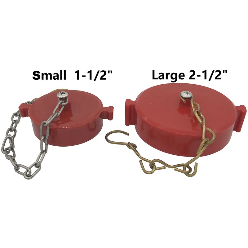 SpringSpray (2 Pack) 2-1/2" NH/NST Plastic Fire Hose Connection Standpipe