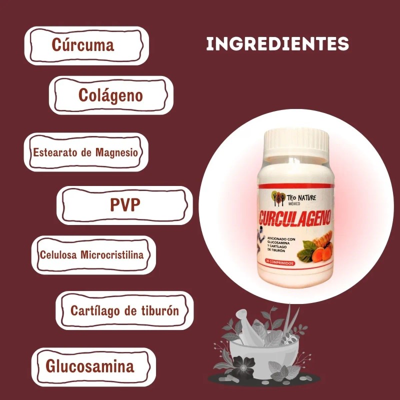 Curculageno Teo Nature Artritis Osteoporosis Lumbalgias Sabor