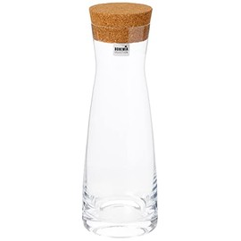 Bohemia Cristal La Bella Carafe with Cork Stopper, Height 27 cm, Capacity 1000 Mililitres, One Size