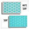 Nest Thermostat Decorative Wall Plate Honeycomb White, Brown Natural Hard