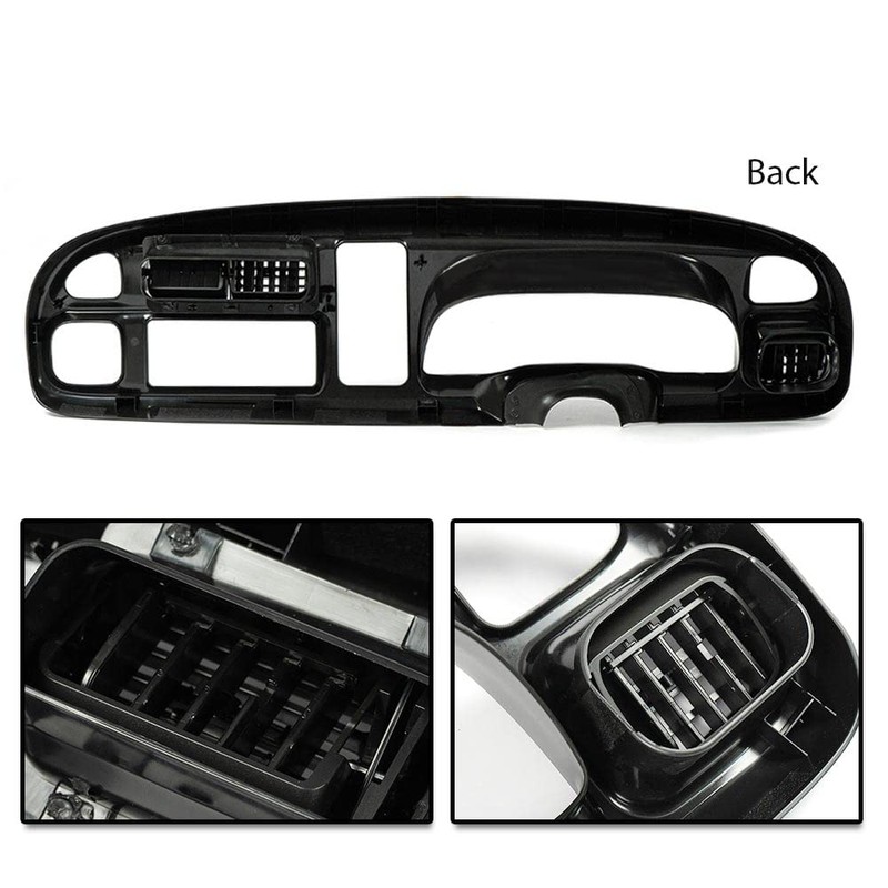 G-PLUS Dash Board Bezel Cover Instrument W/Vents, Compatible with Dodge