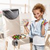 Exclaith 4 Pack Plastic Dining Room Chair Covers with Backrests