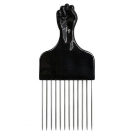 Fiacvrs African Black Fist Comb Metal Hair Comb Afro Comb Hair Accessories Hair Accessories Braid Tool Metal Combs