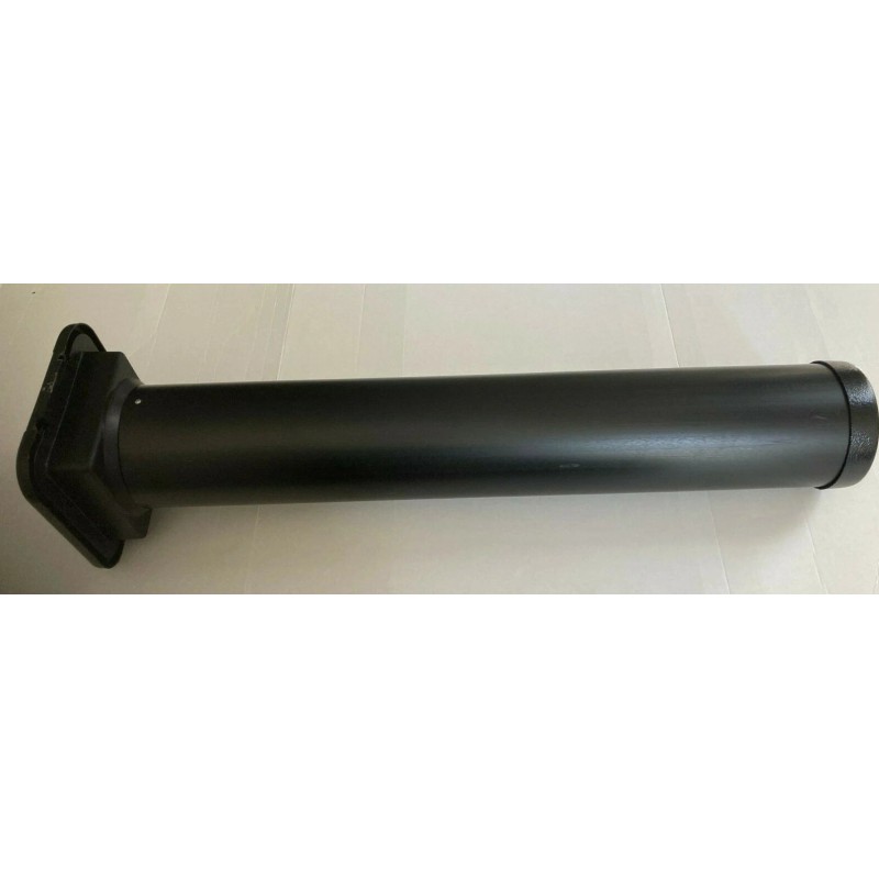 D&W 26" BLACK Maxi Tube 4 1/4" Diameter Sidewall Mount