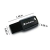 Verbatim 32GB Ergo USB 2.0 Flash Drive – Black