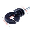 Tighall 10Pcs Long Electric Fence Insulator Screw-in Insulator Fence Post
